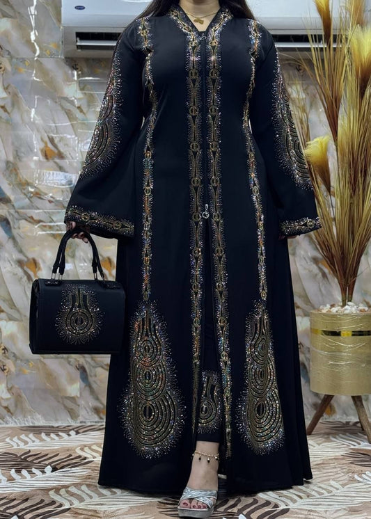 Tunic and Silk Velvet Trouser