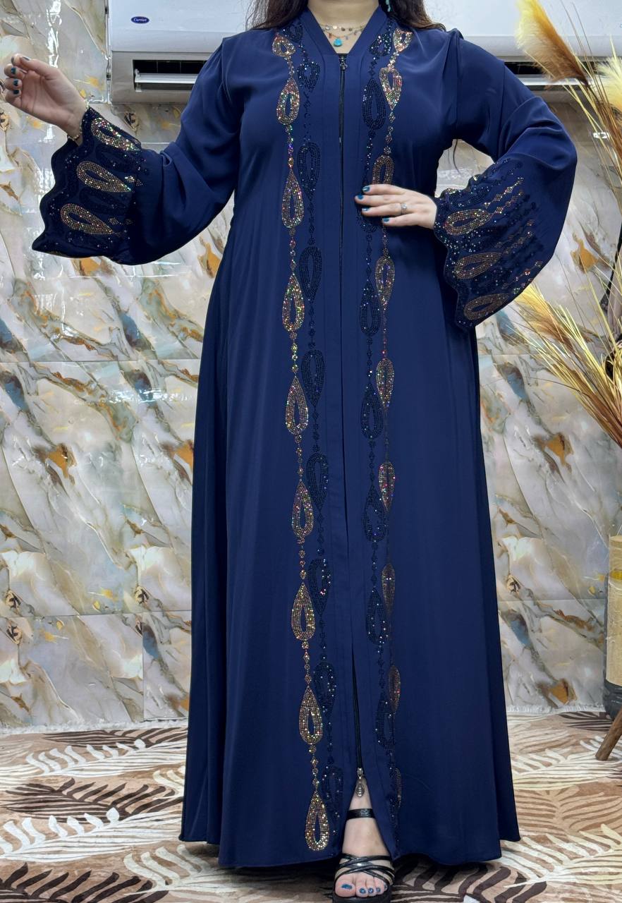 Abaya in Silk Style Gulf