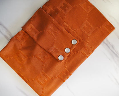 Velo in Satin Jacquard Tono su Tono