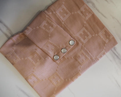 Velo in Satin Jacquard Tono su Tono