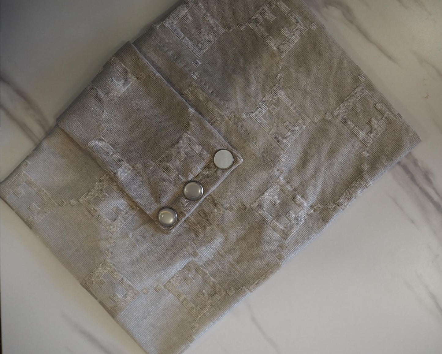 Velo in Satin Jacquard Tono su Tono