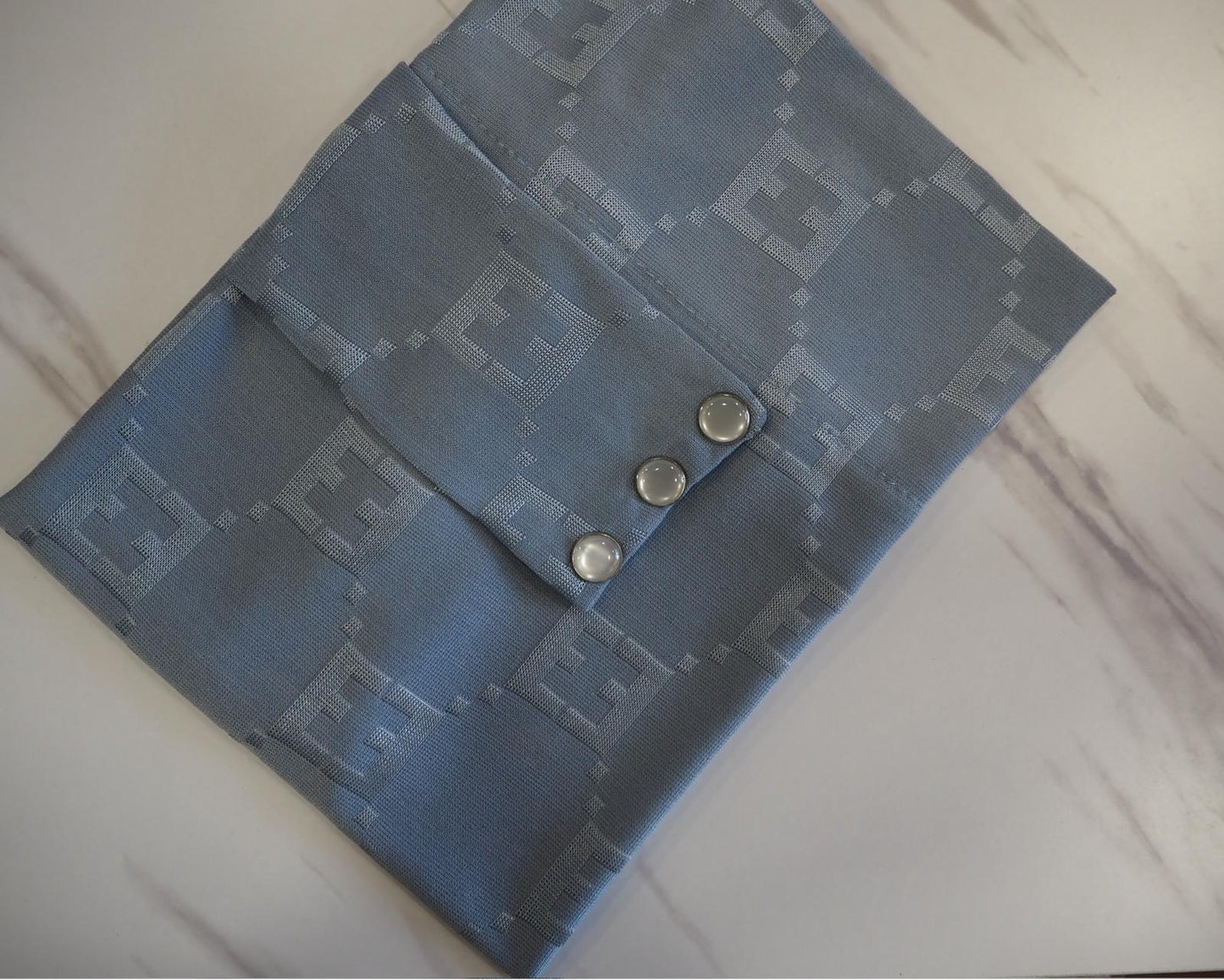 Velo in Satin Jacquard Tono su Tono