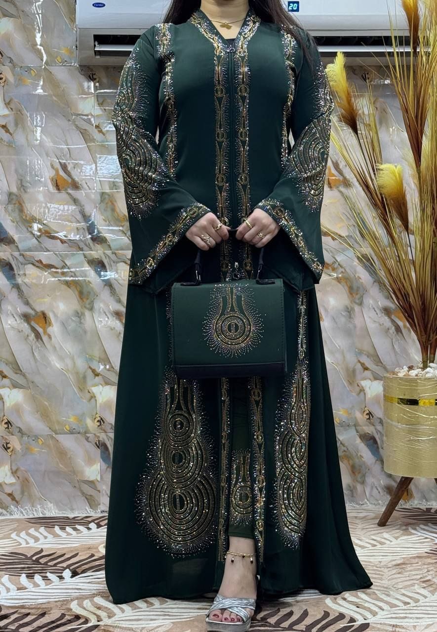 Tunic and Silk Velvet Trouser