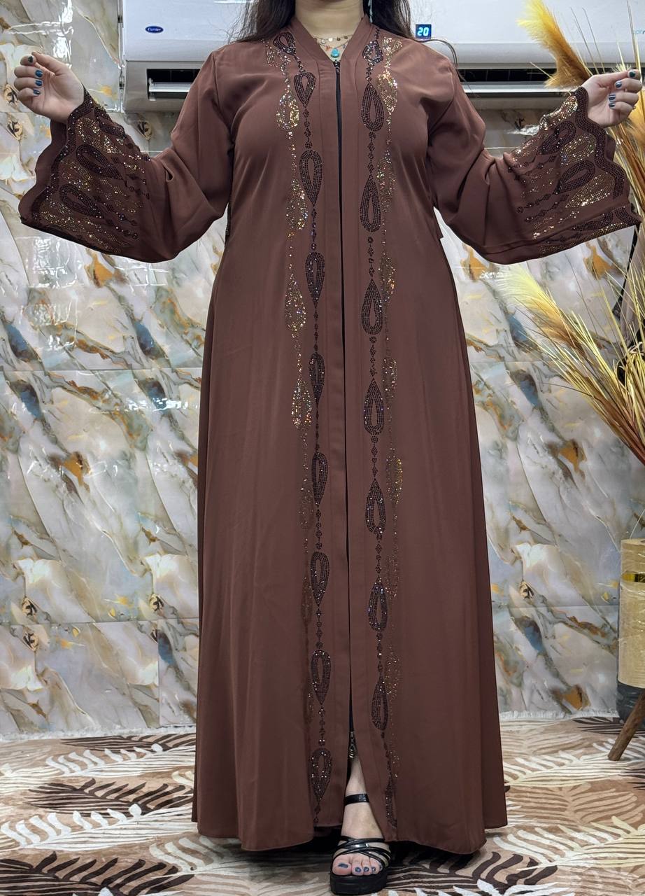 Abaya in Silk Style Gulf