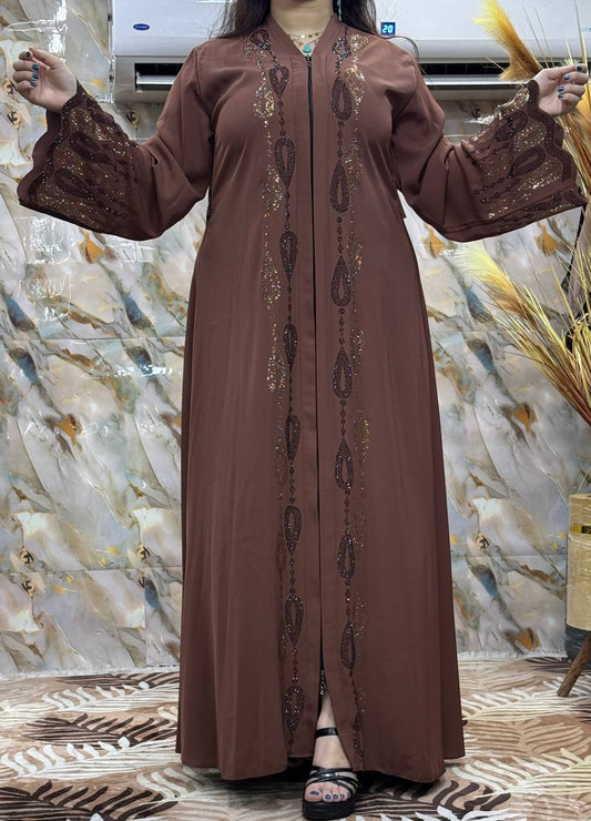 Abaya in Silk Style Gulf